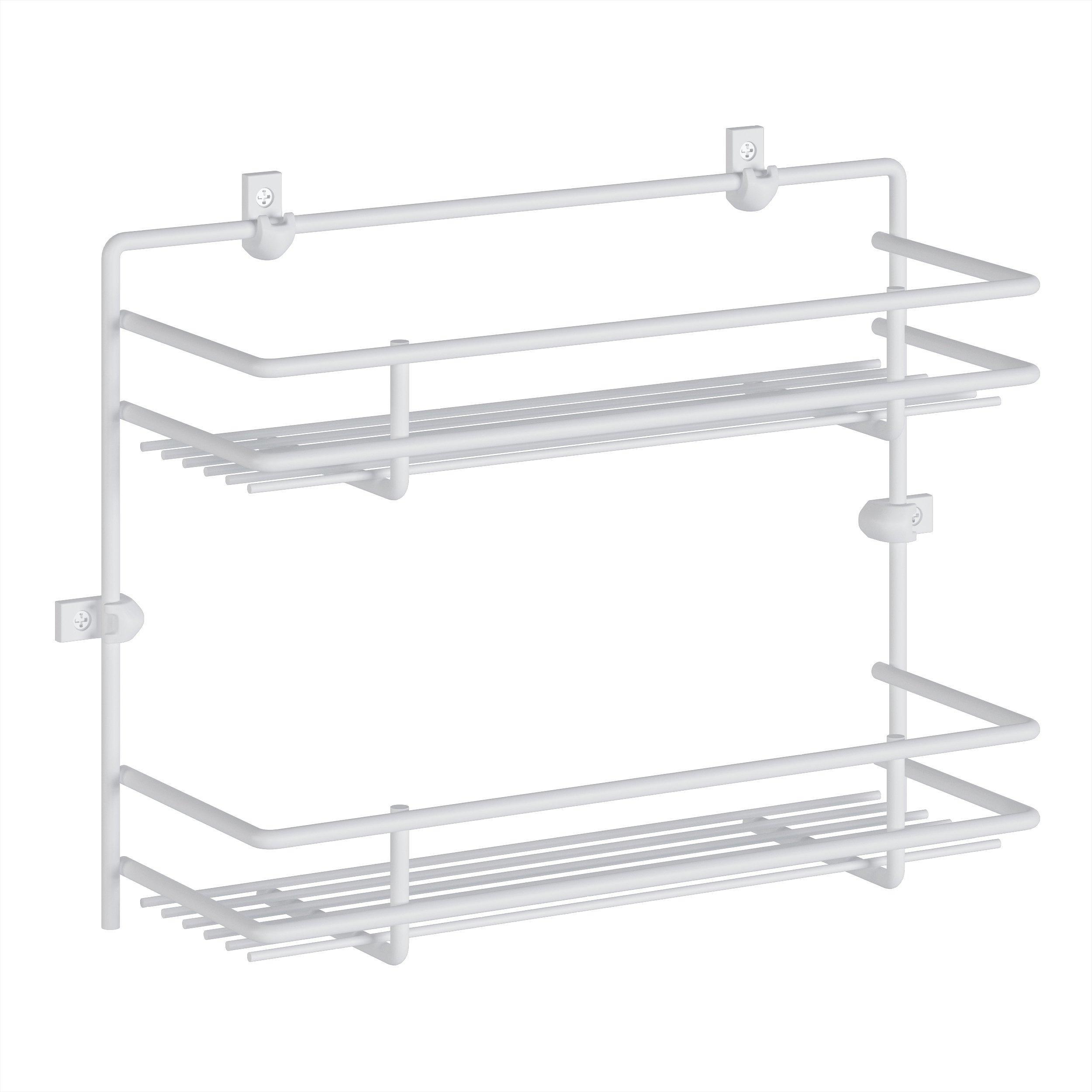 Изображение товара Полка для специй Лофт-комплект PS2-53 31.20x22.80x10 см сталь цвет белый