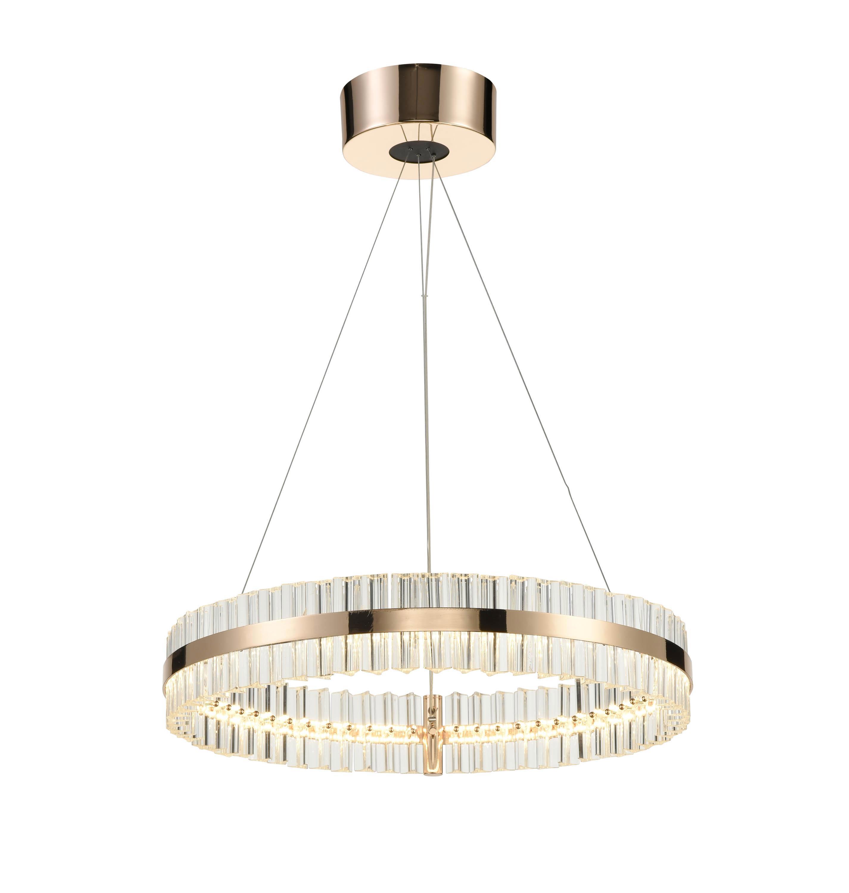 Изображение товара Люстра потолочная светодиодная MODERLI Luna 20 м² хром нейтральный белый