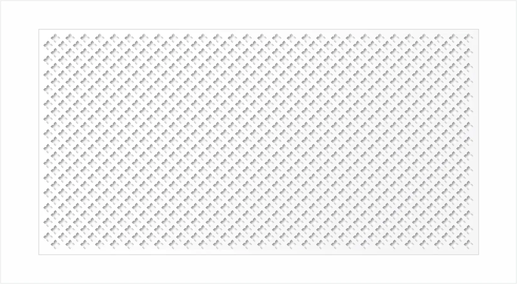 Панель Готико ХДФ 111.2x51.2x0.3 см белый