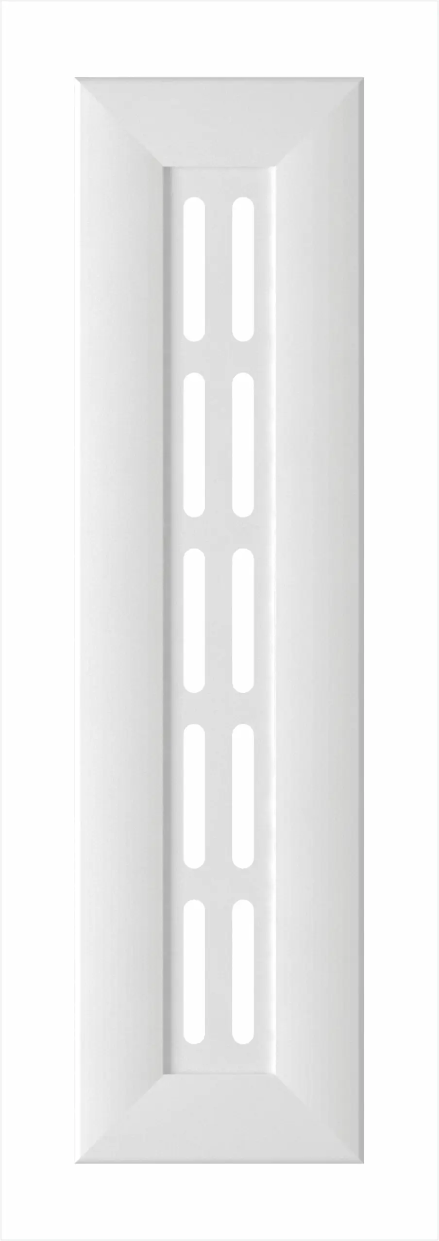 Боковина для экрана радиатора МДФ 60x16 см белый