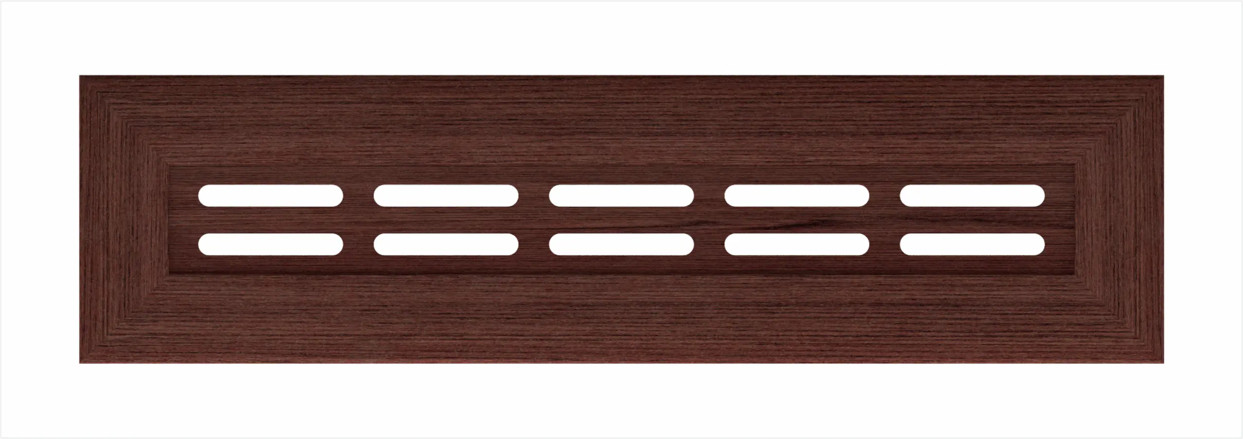 Крышка для экрана радиатора МДФ 60x17 см венге