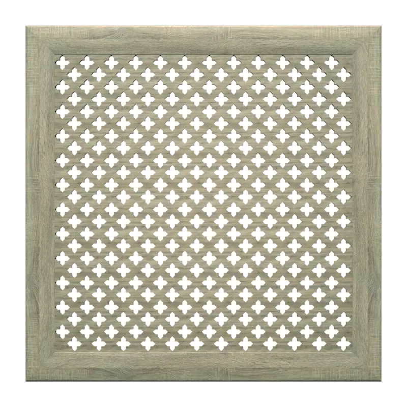 Экран для радиатора Готико МДФ 60x60 см дуб винтаж