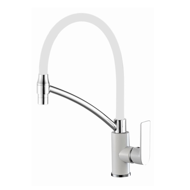 Изображение товара Однорычажный смеситель Haiba Hb72505-8 19.9 см цвет белый Изображение товара Однорычажный смеситель Haiba Hb72505-8 19.9 см цвет белый