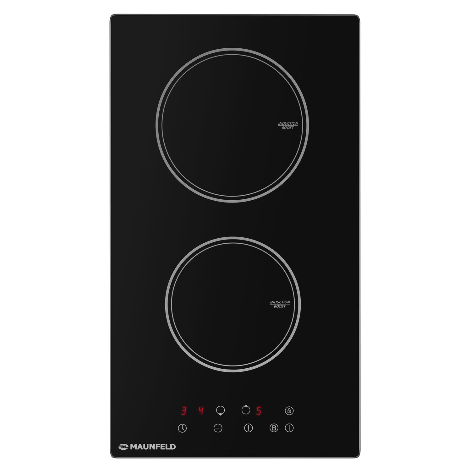 Изображение товара Индукционная варочная панель Maunfeld AVI292BK 29 см 2 конфорки черная