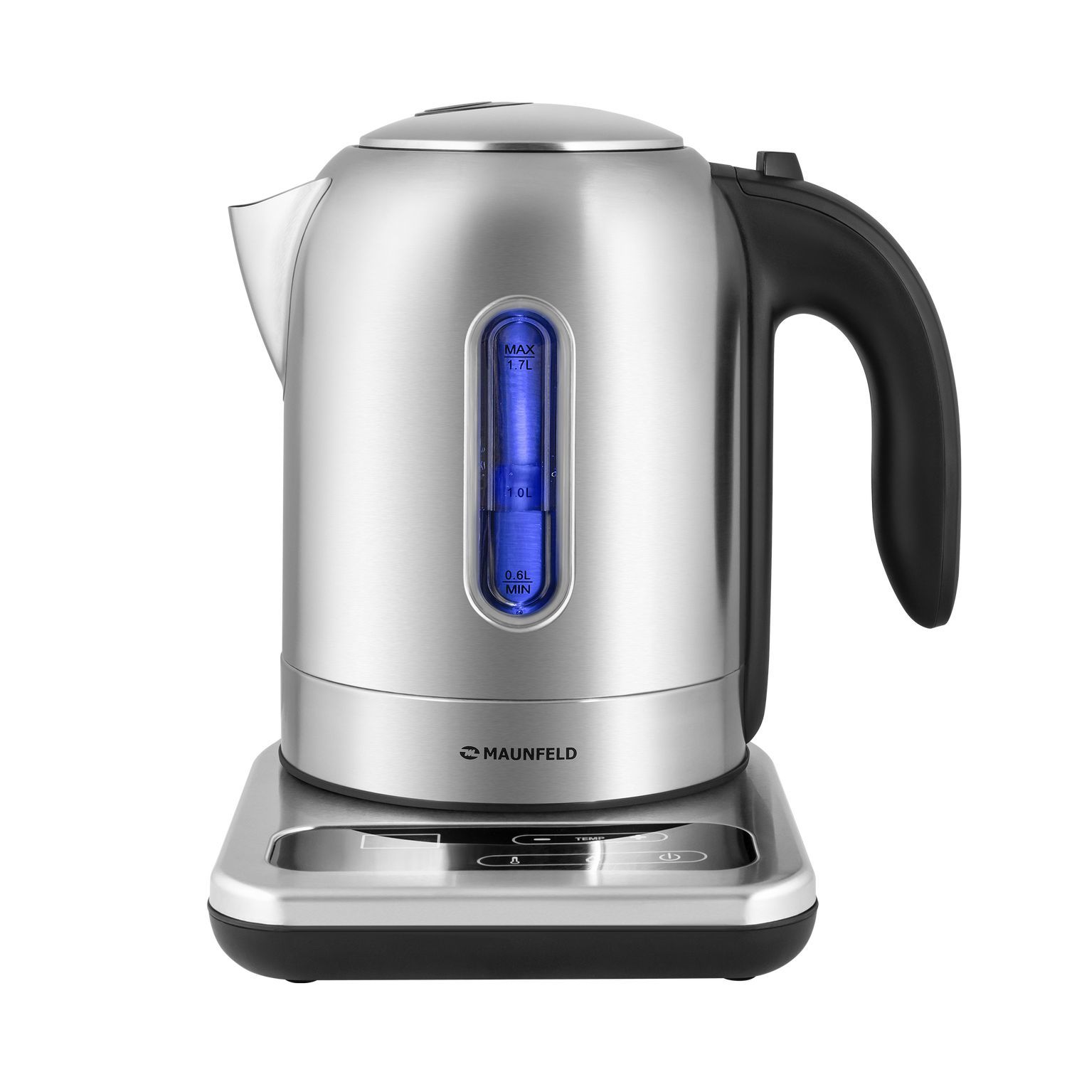 Изображение товара Электрический чайник Maunfeld MGK-626BK 1.7 л нержавеющая сталь сенсорный дисплей