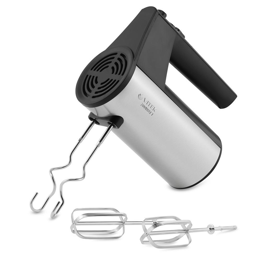 Изображение товара Миксер Vitek 1424-VT-01 700 Вт 2 насадки цвет сталь