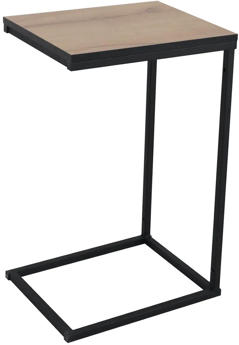 Изображение товара Стол Ивару с прямоугольной формой 42x68 см современный дизайн Черный/Бежевый