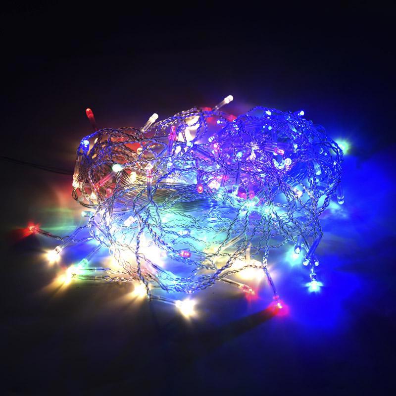 Изображение товара Электрогирлянда внутренняя 80LED разноцветная 8 режимов N2RM03ELC ECOLA