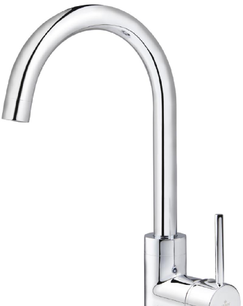 Изображение товара Однорычажный смеситель Kaiser Merkur цвет хром для кухни Германия