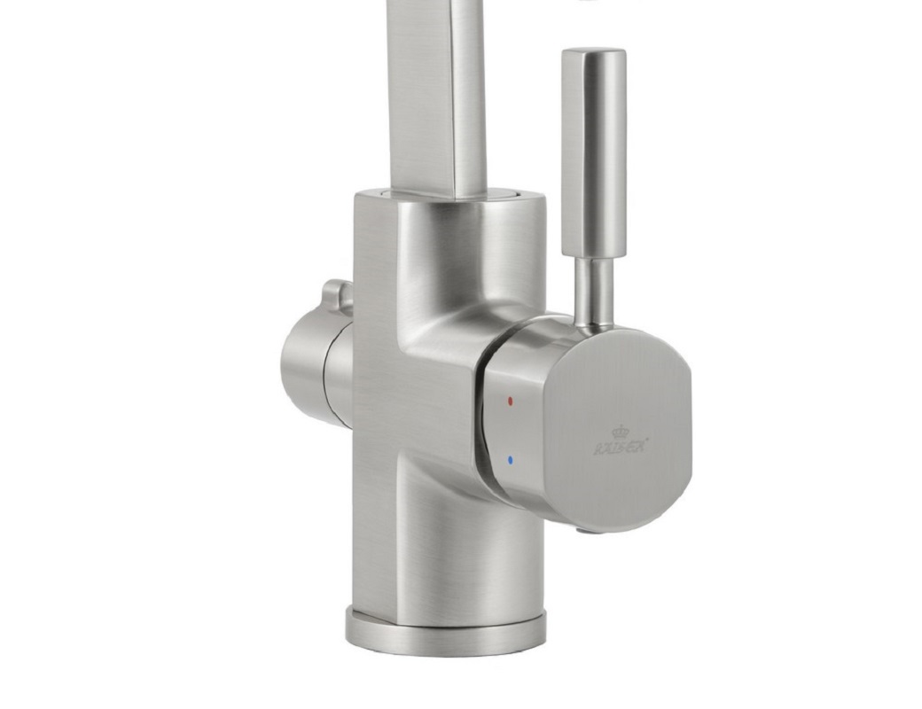 Изображение товара Однорычажный кухонный смеситель Kaiser Decor серый Германи я