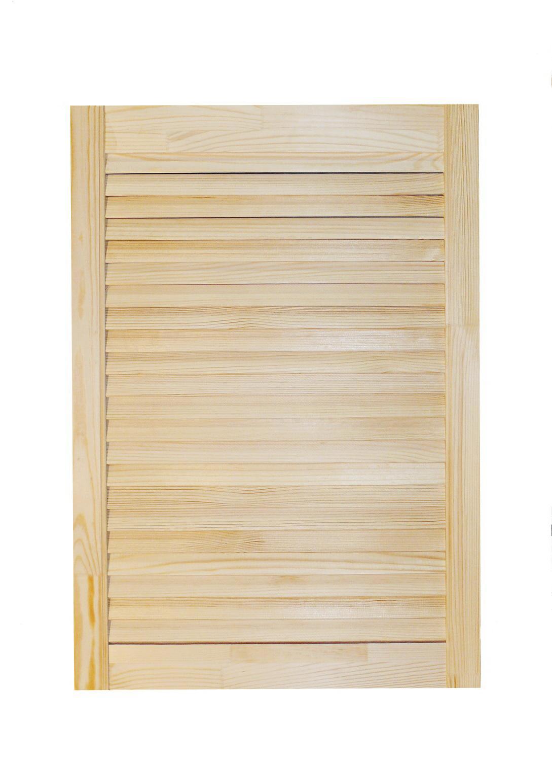 Изображение товара Жалюзийная дверь Леспроф 715x394x20 мм из сосны категория Экстра