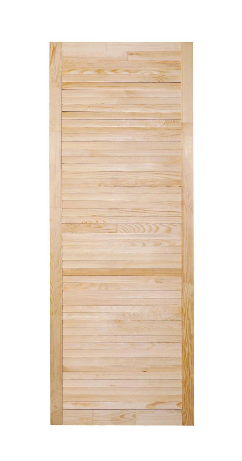 Изображение товара Жалюзийная дверь Леспроф 1406х444 мм сосна категория Экстра