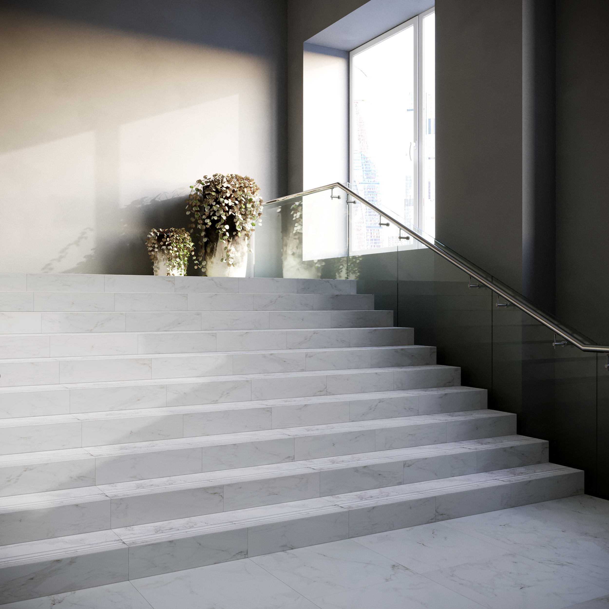 Изображение товара Керамогранит Progress Калакатта NR0330 60x60 см для стен и пола, светло-серый