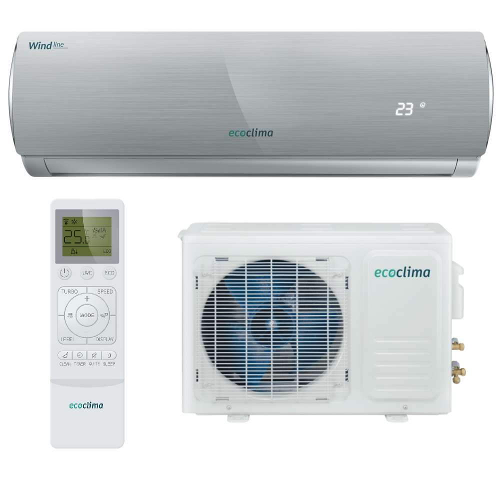 Изображение товара Сплит-система ECOCLIMA инвертор 12000 BTU с функцией обогрева и УФ-очисткой