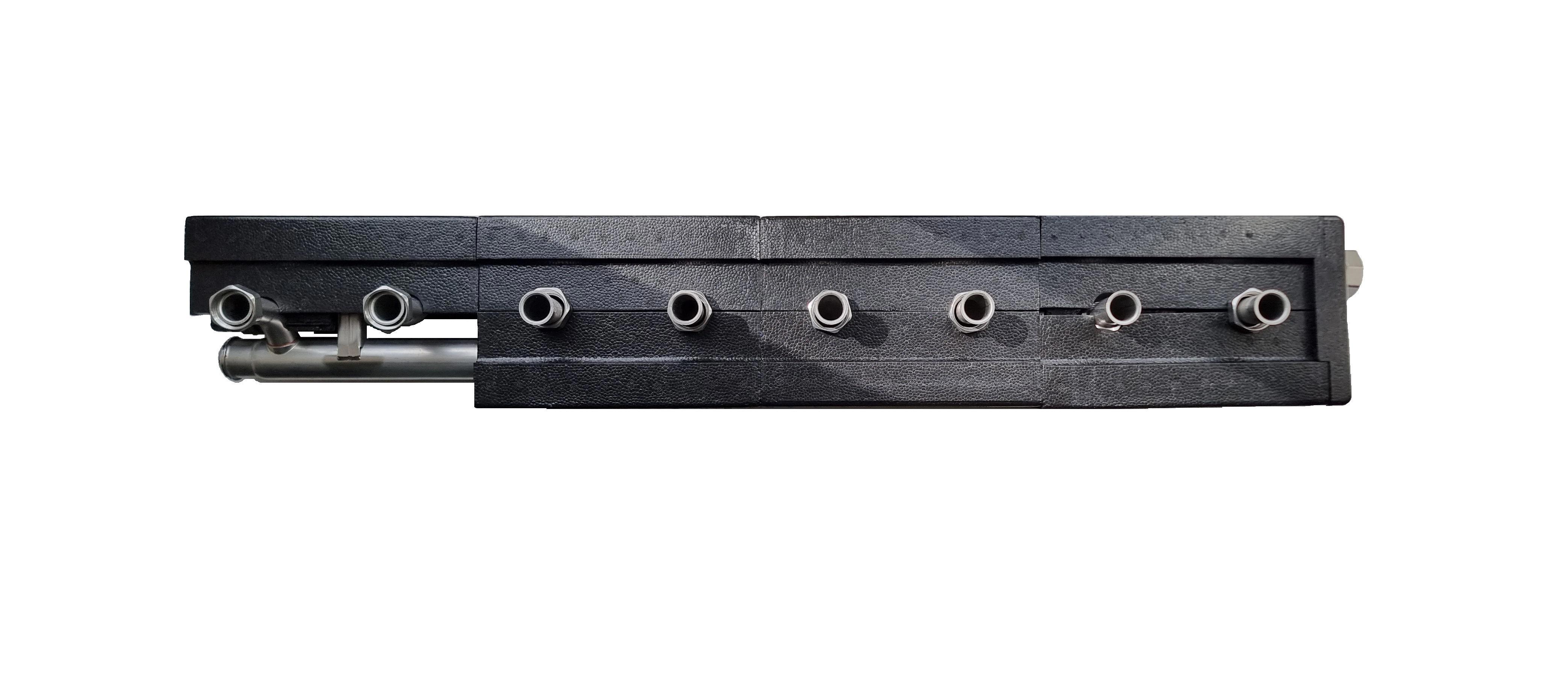 Изображение товара Коллектор Hansa HKV-125/80 4 контура 1"x1 1/4" нержавеющая сталь