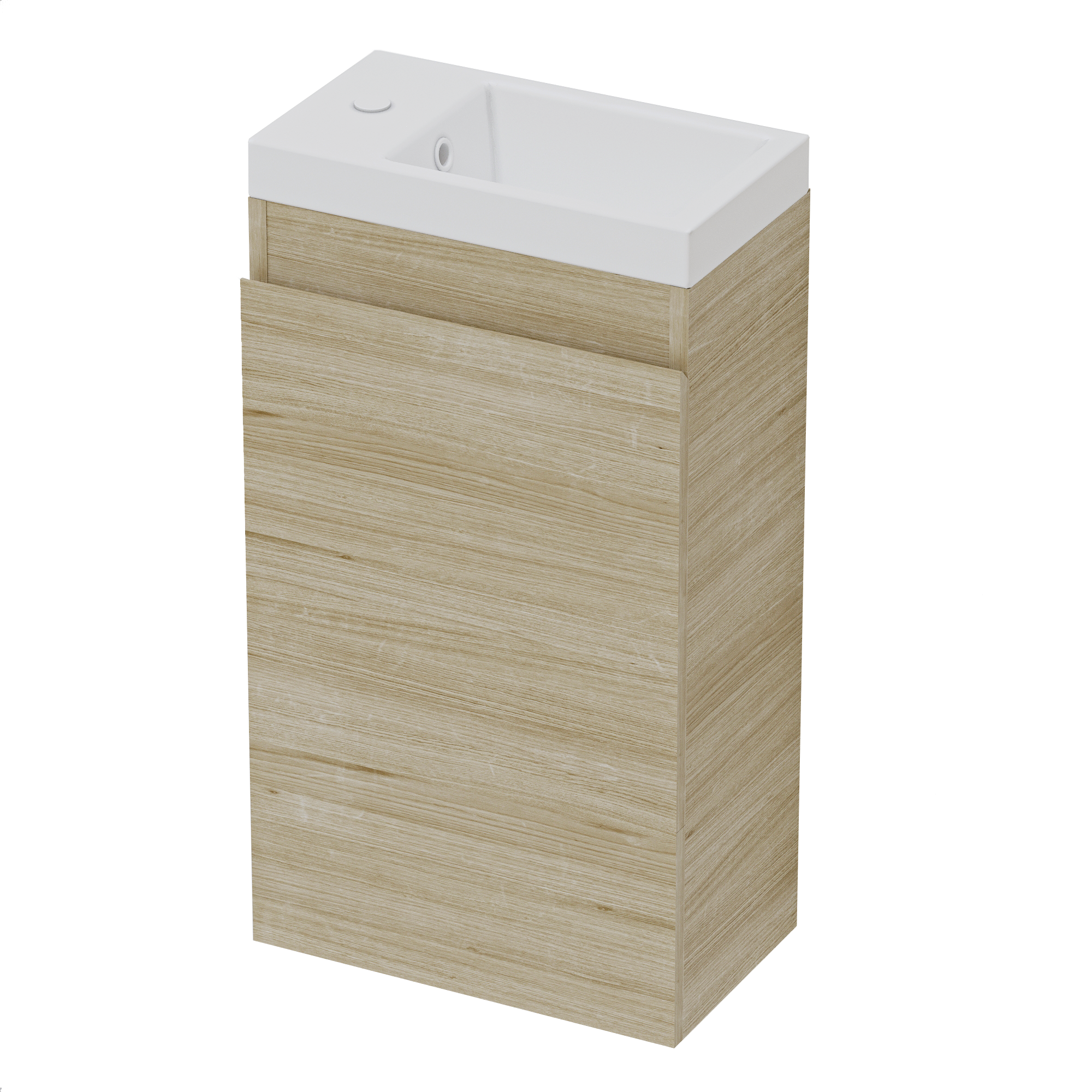 Изображение товара Тумба под раковину подвесная Vigo Matteo 40 см цвет бежевый