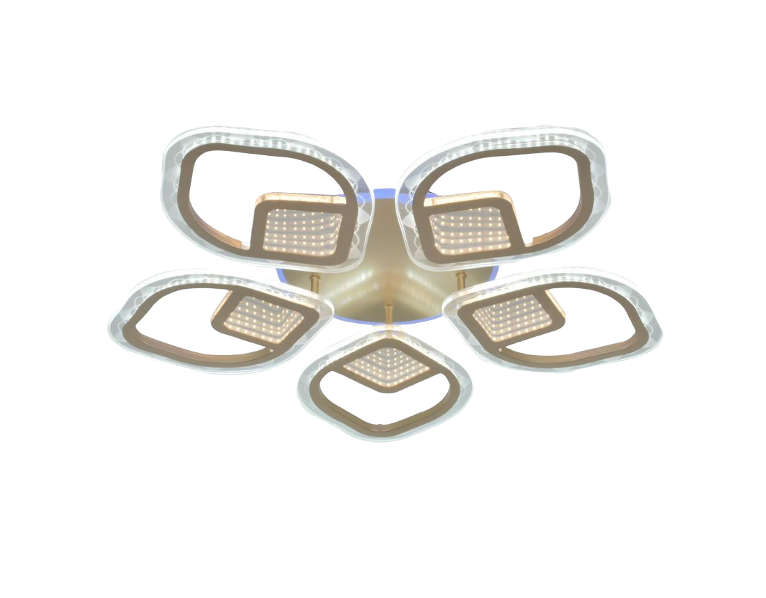 Изображение товара Светильник настенно-потолочный светодиодный СЕЛЕНА M68793 26 м² нейтральный белый свет цвет хром