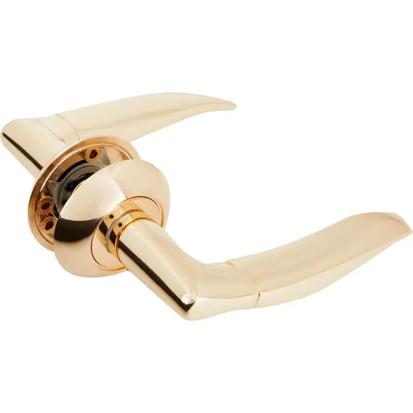 Дверные ручки AL 148 P, комплект, цвет золото