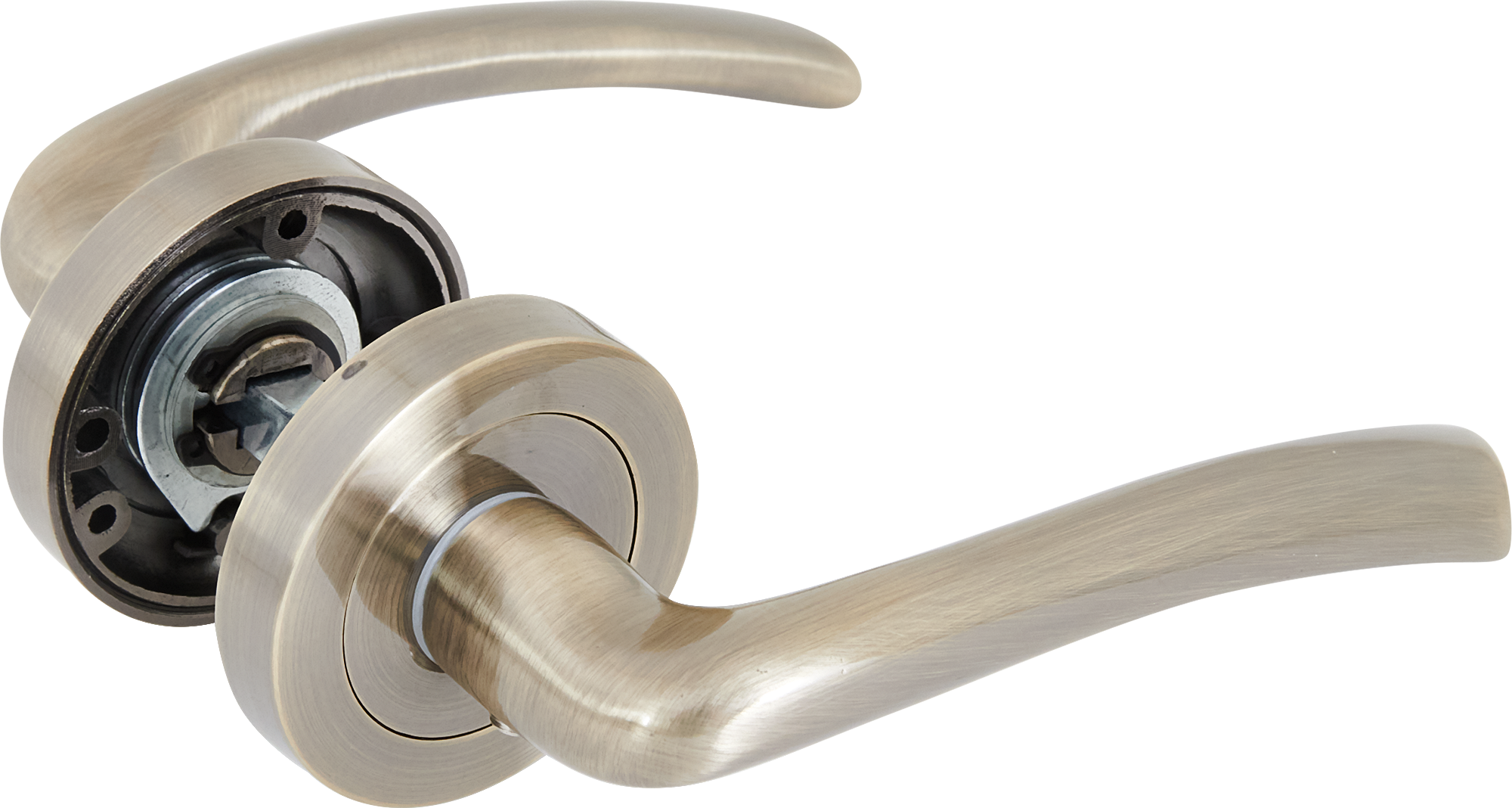 Дверные ручки 145 Q комплект цвет бронза