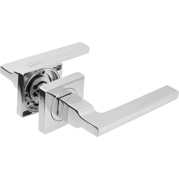 Дверные ручки 160 H, комплект, цвет хром