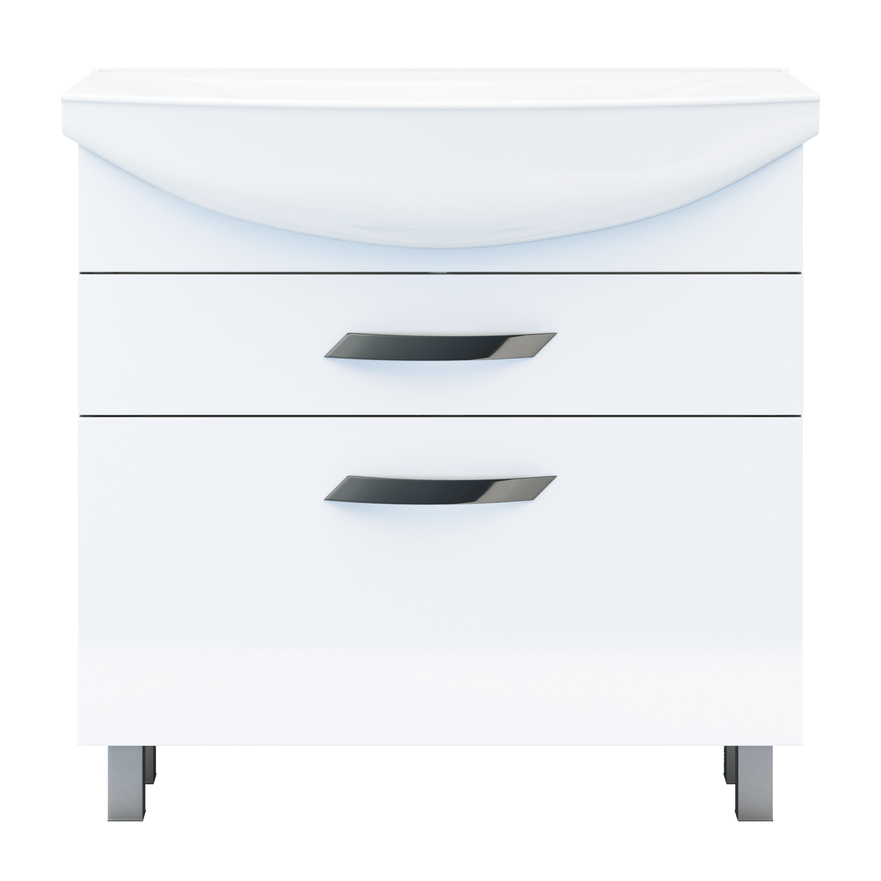 Изображение товара Тумба под раковину Vigo Moss 85 см, цвет белый