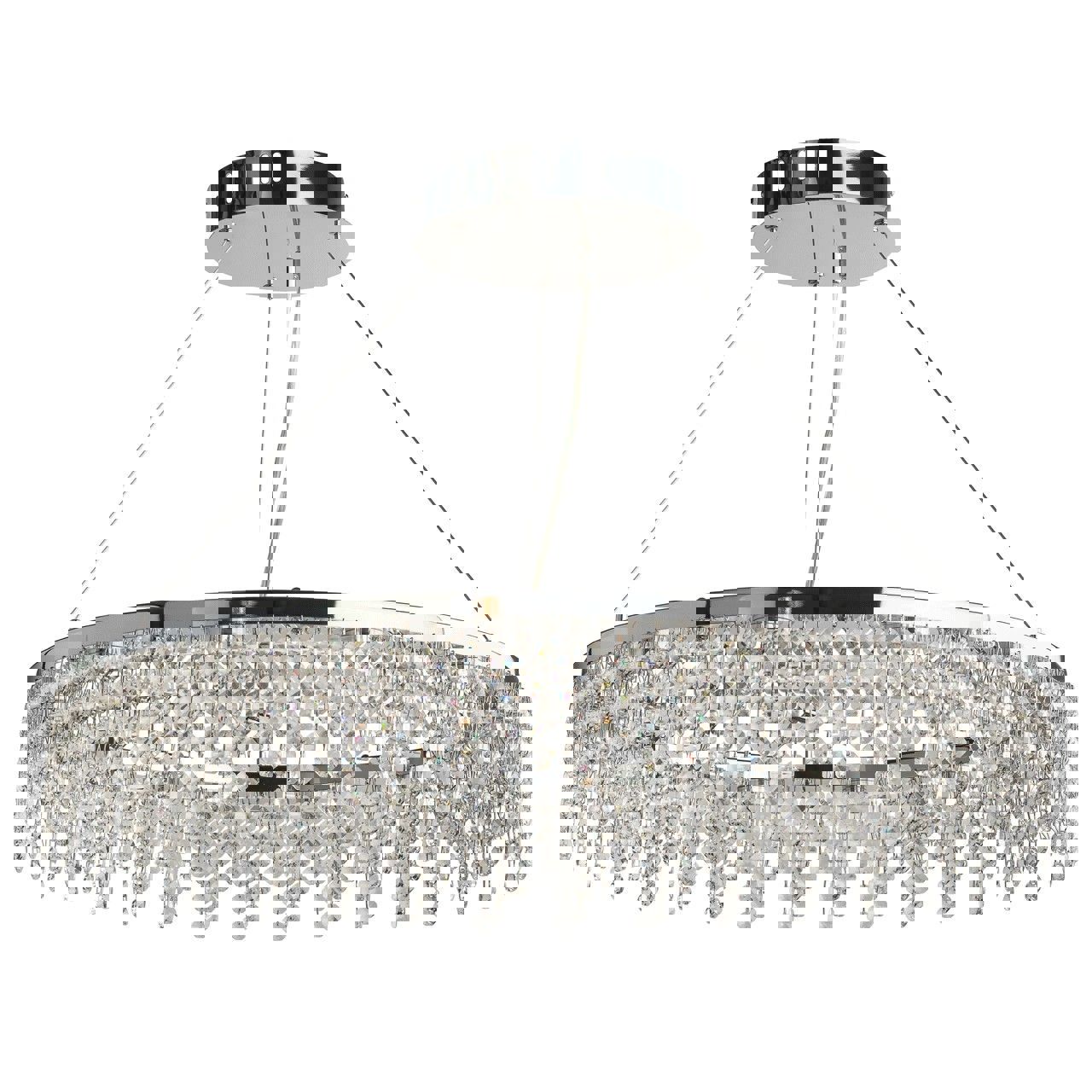 Изображение товара Люстра потолочная светодиодная MW 437011212 стиль неоклассика, 10 м² серый серебристый