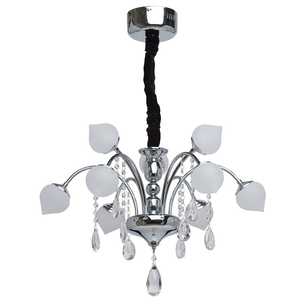 Изображение товара Люстра потолочная светодиодная MW 308010709 12 м² изменение оттенков белого серебристая