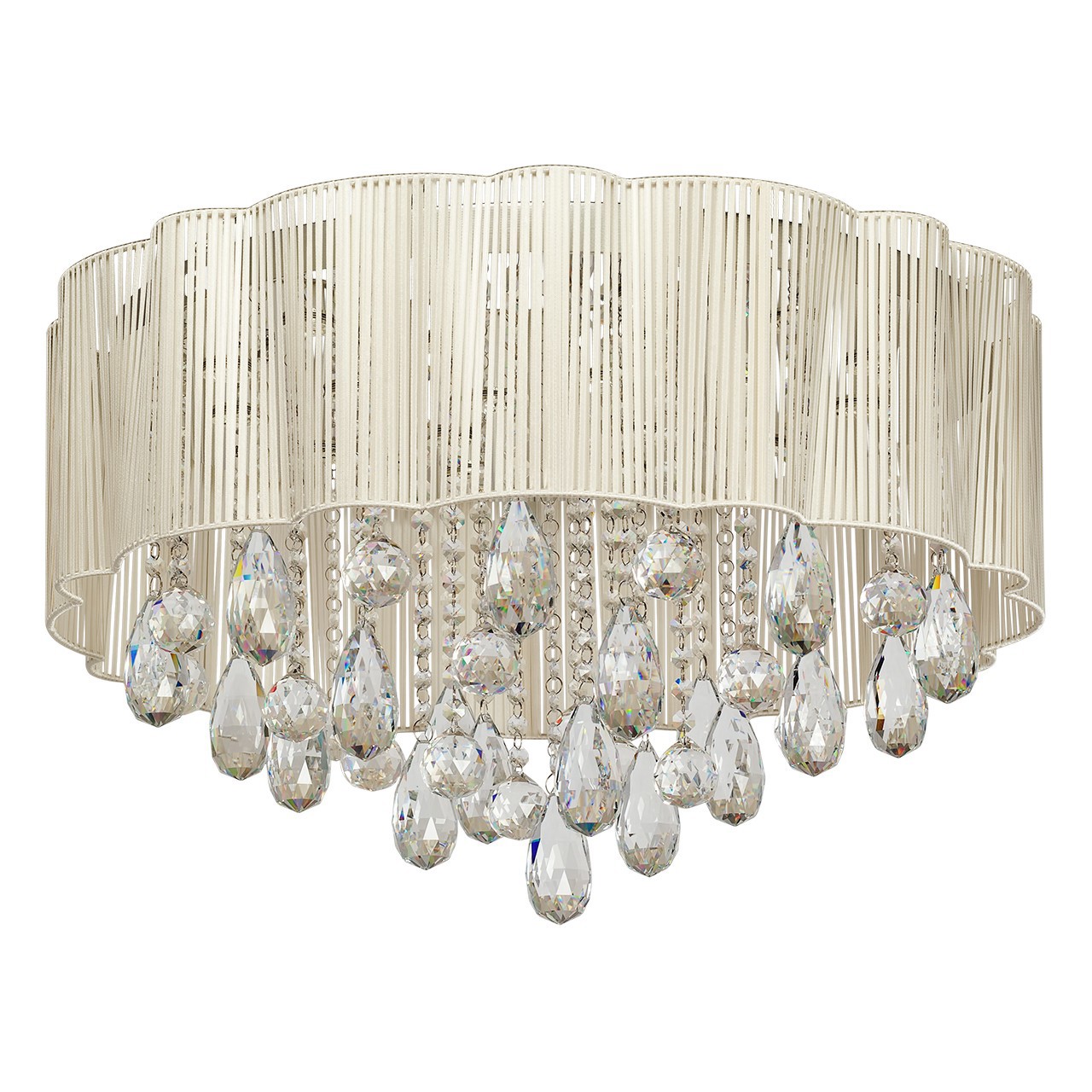 Изображение товара Люстра потолочная светодиодная MW 465013120 26 м² нейтральный белый свет цвет серый / серебристый