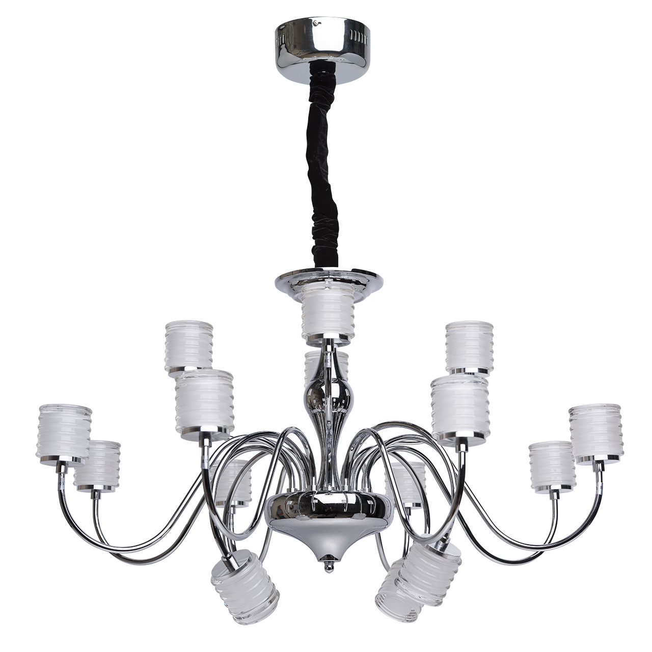 Изображение товара Люстра потолочная светодиодная MW 312011716 современная 21 м² серый серебристый