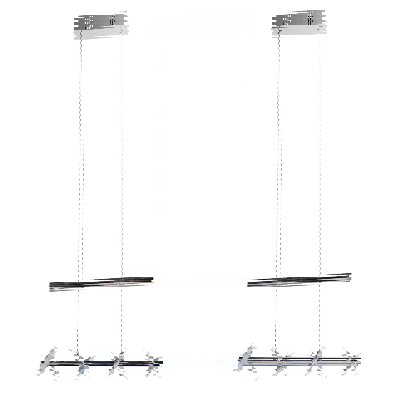 Изображение товара Люстра потолочная светодиодная DE MARKT 675010108 с 8 плафонами для современного интерьера