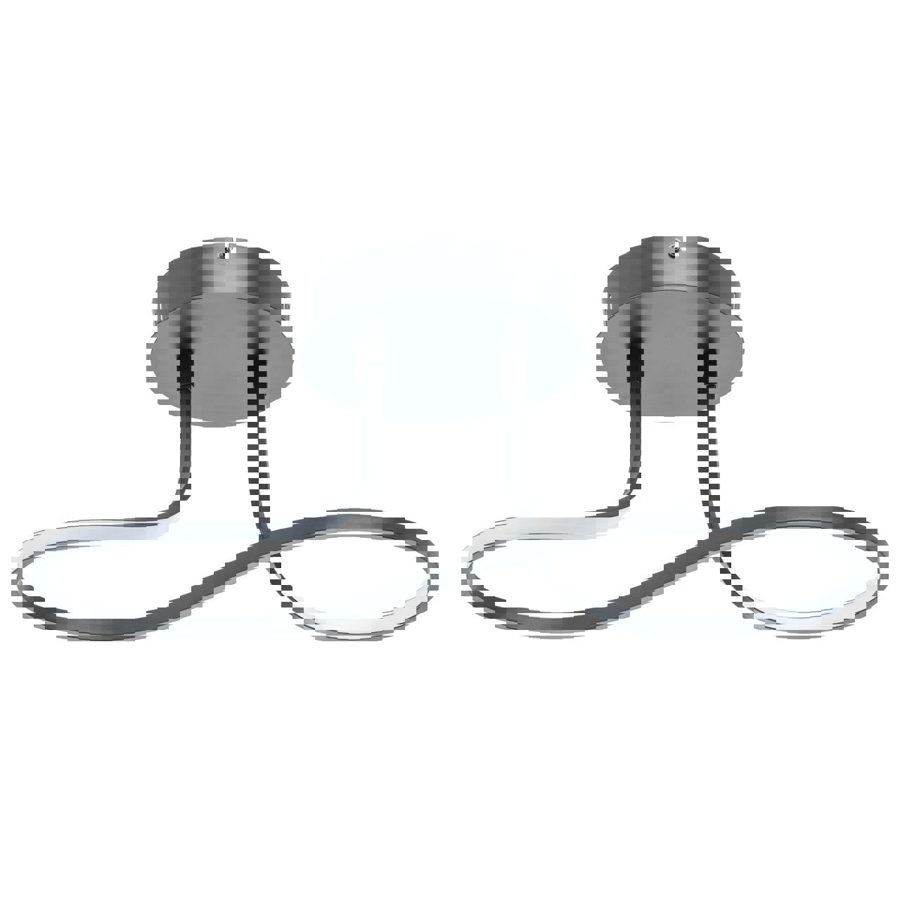 Изображение товара Люстра потолочная светодиодная DE MARKT 496018001 9 м² черный тепло белый