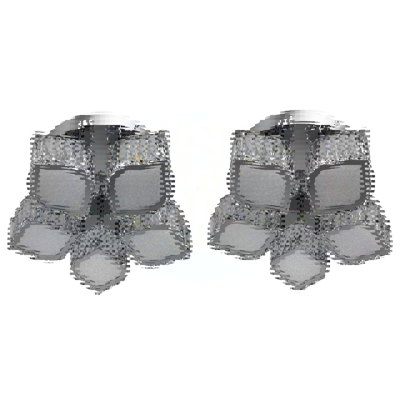 Изображение товара Люстра потолочная светодиодная CHIARO 437012805 38 м² изменение оттенков белого цвет серый / серебристый