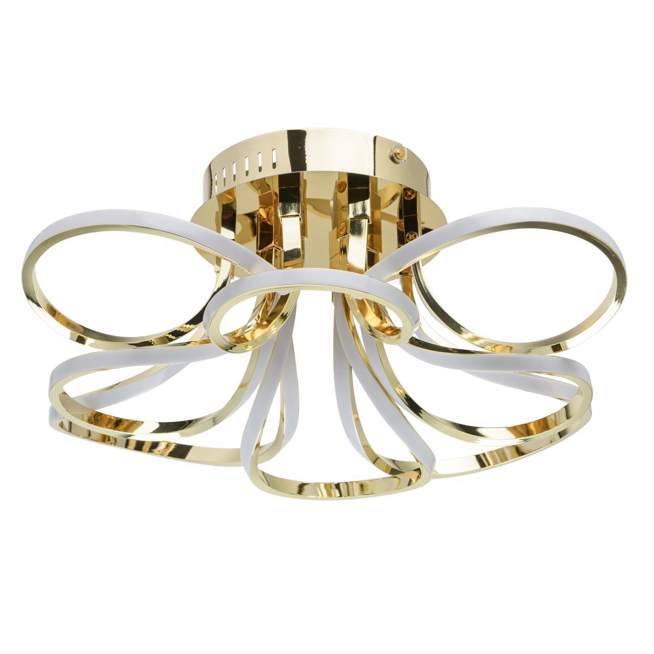 Изображение товара Люстра потолочная светодиодная DE MARKT 496017708 11 м² теплый белый