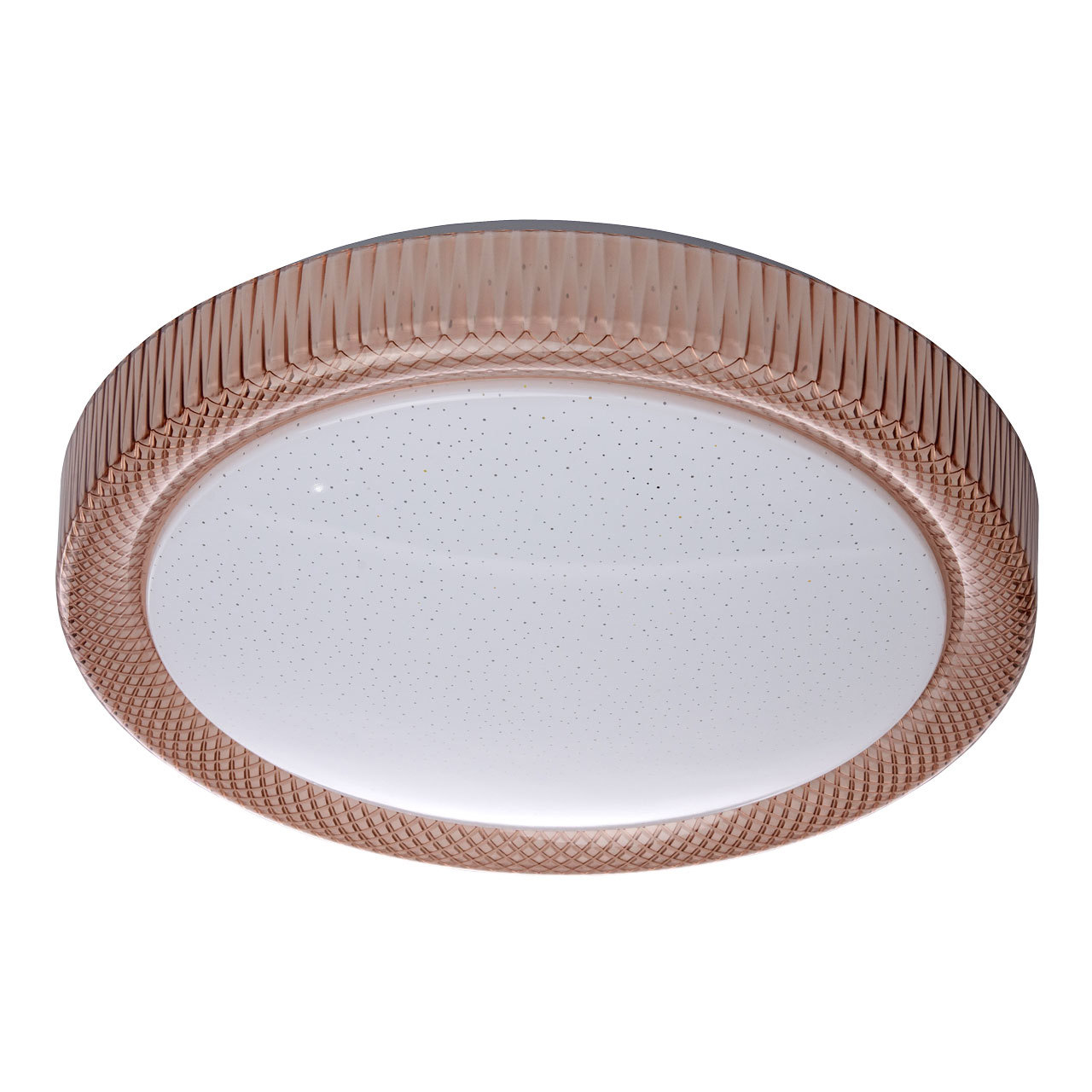 Изображение товара Люстра потолочная светодиодная DE MARKT 674014001 для стильного освещения 13 м² коричневый