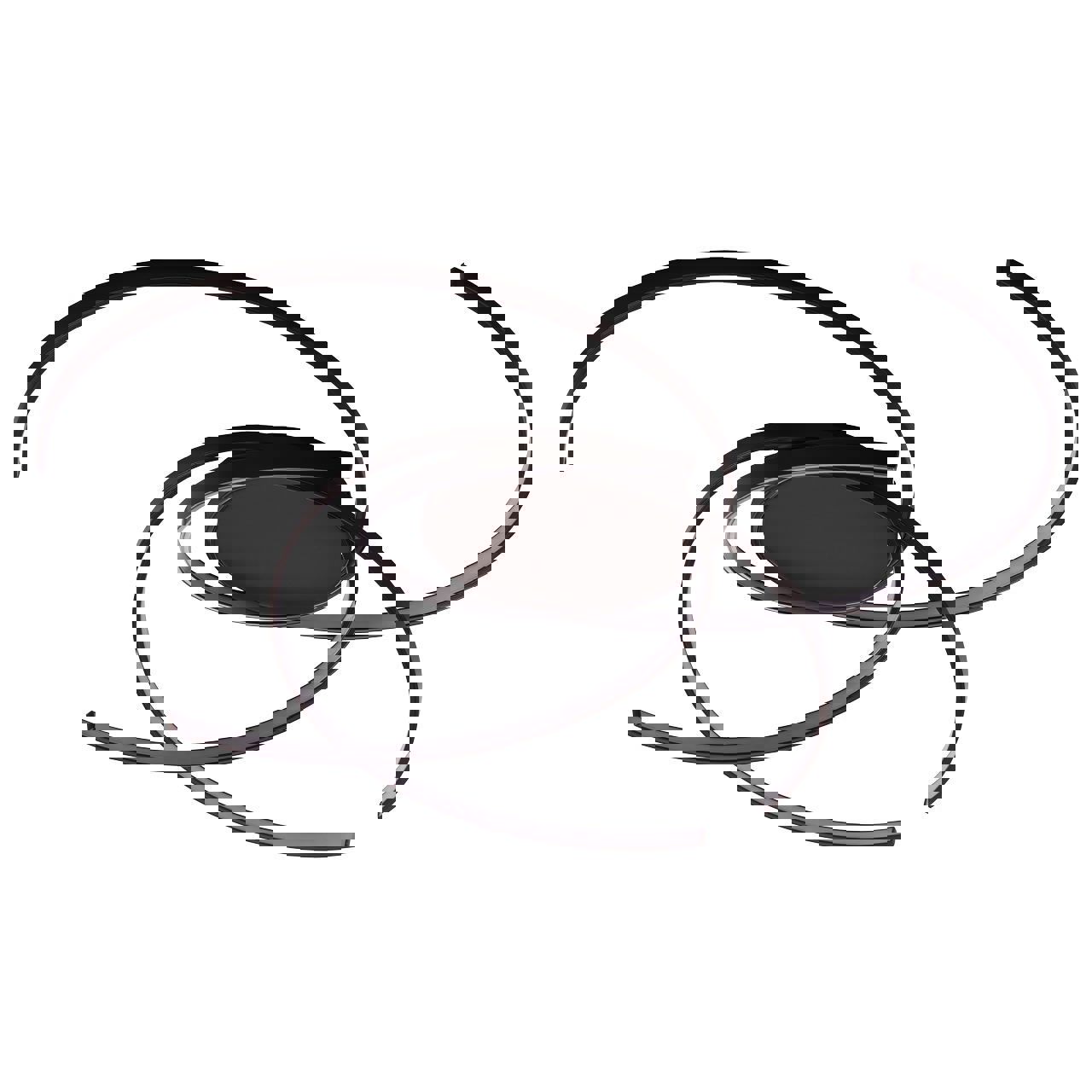 Изображение товара Люстра потолочная светодиодная DE MARKT 452012306 18 м² теплый белый свет цвет коричневый