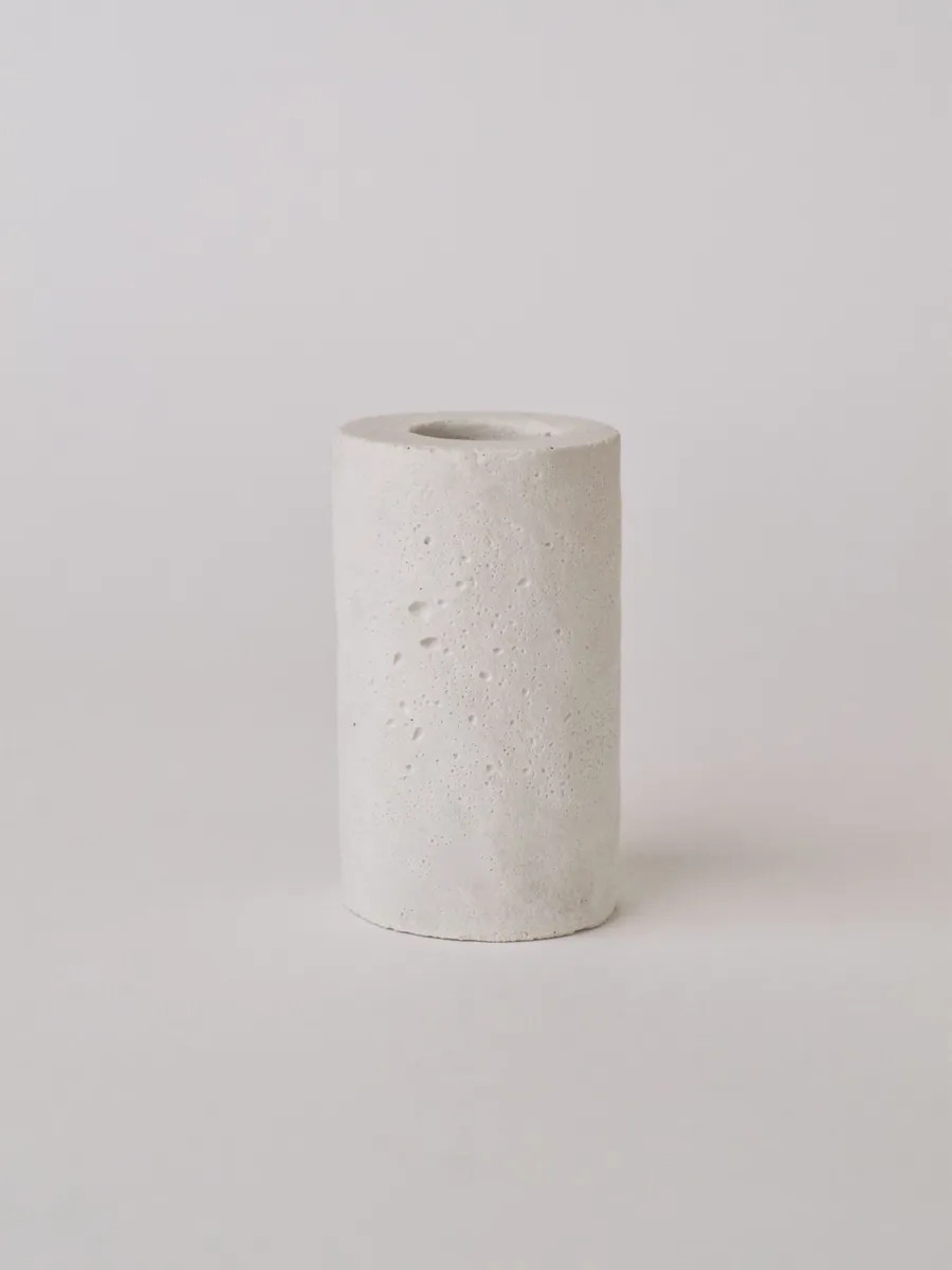 Изображение товара Подсвечник Home Owner декоративный 4x10см бетон белый