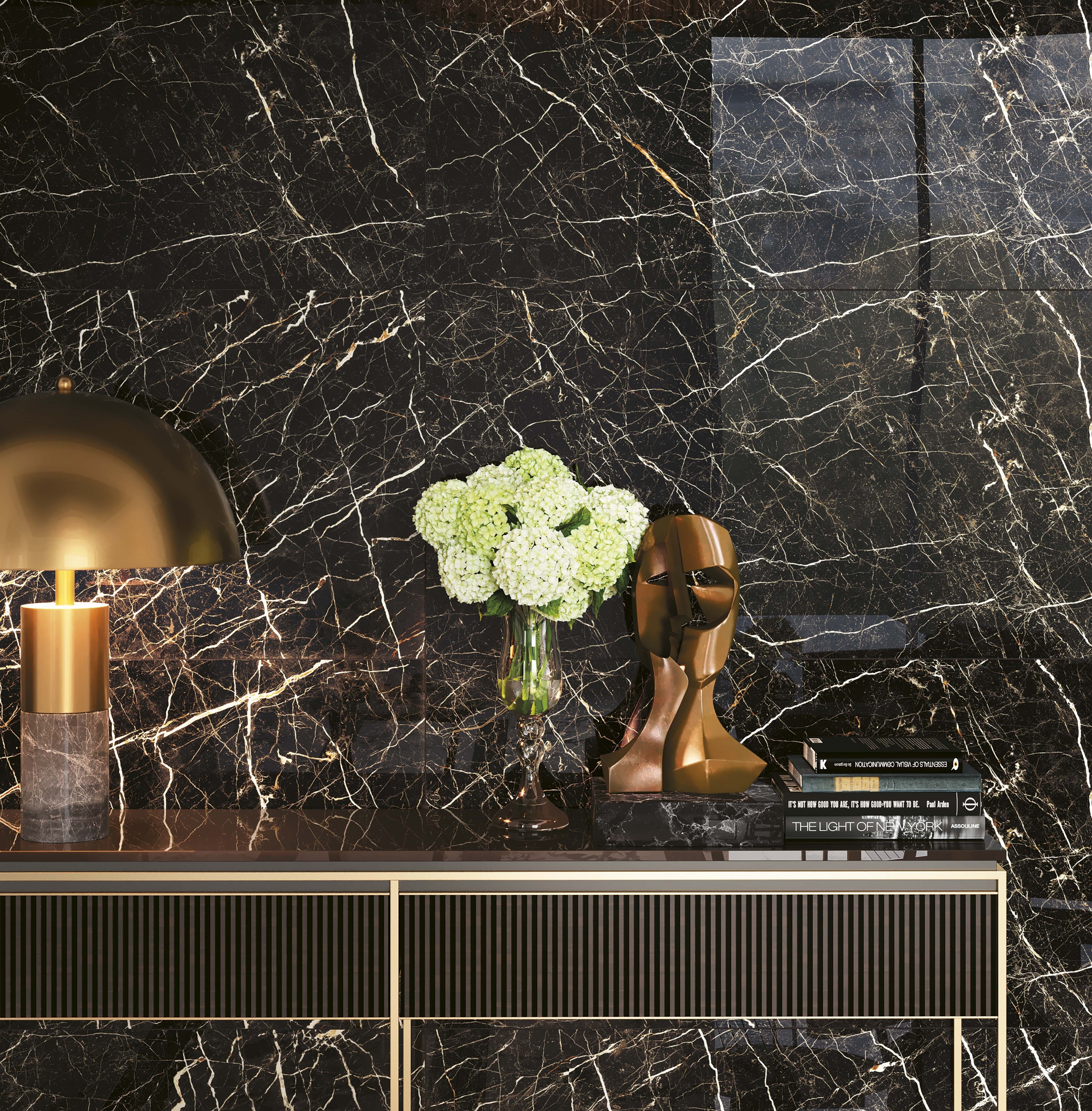 Изображение товара Керамогранит Allure Imperial Black 45x45 см 1.215 м² матовый цвет черный