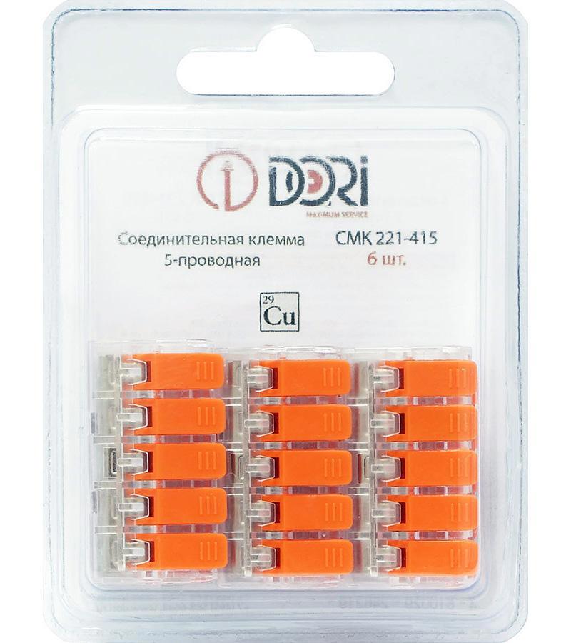 Изображение товара Клемма соединительная СМК 221-415 5-проводная DORI 450В 32А