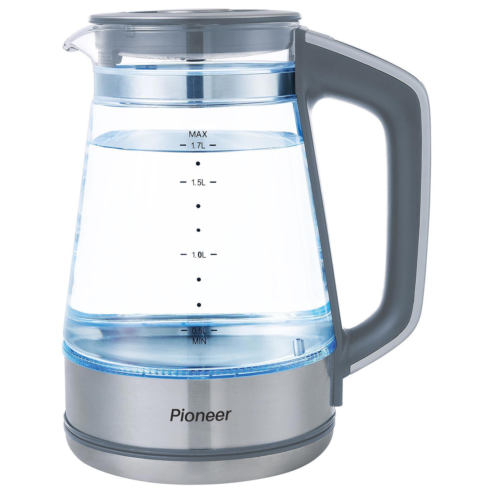 Изображение товара Электрический чайник Pioneer KE815G graphite 1.7 л стекло регулируемая температура подсветка