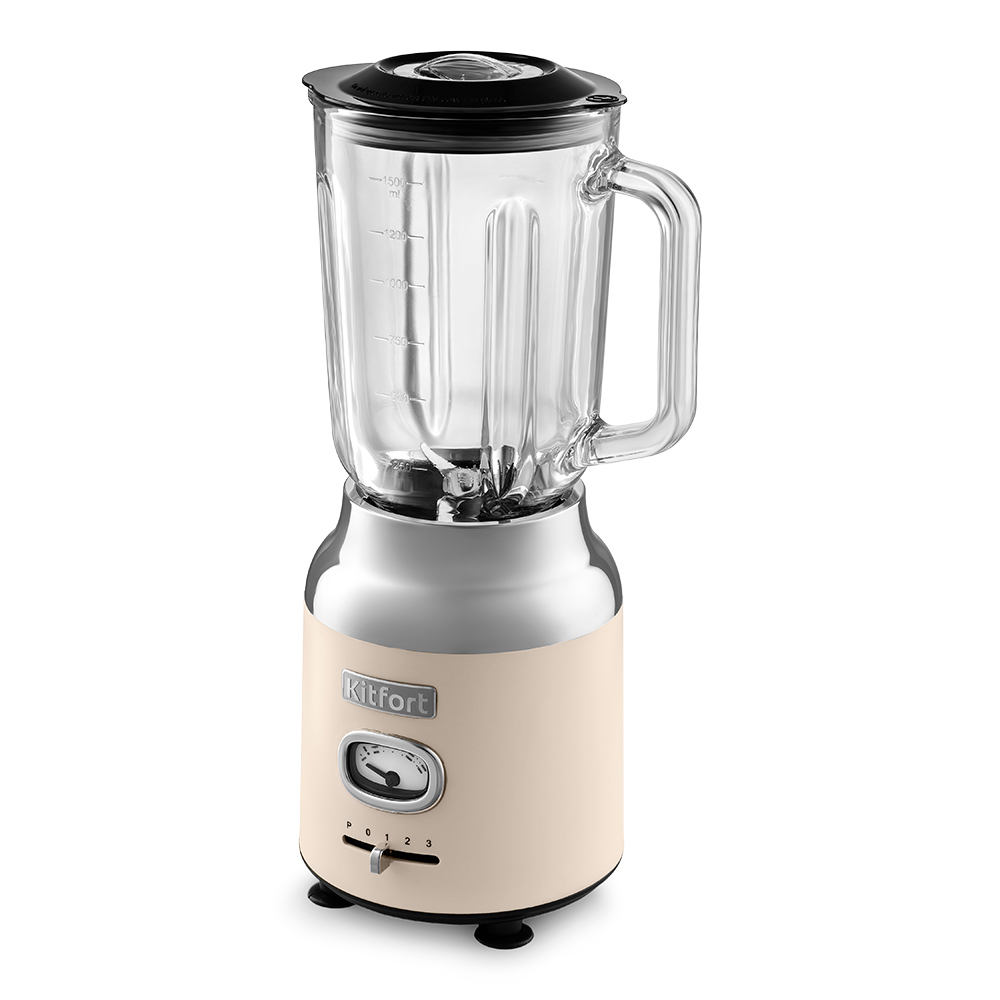 Изображение товара Блендер стационарный Kitfort КТ-3085-1 с 3 скоростями и стеклянной чашей 1.5 л
