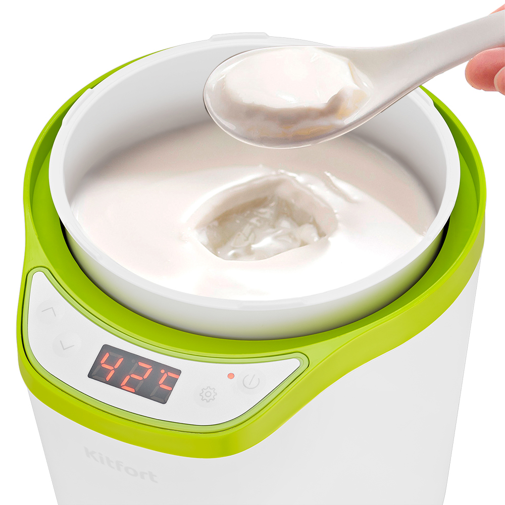 Изображение товара Йогуртница Kitfort КТ-2077-2 л цвет салатовый