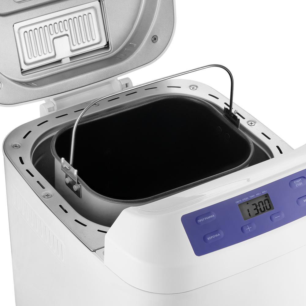 Изображение товара Хлебопечь Kitfort КТ-308, 12 программ, автоматический дозатор, цвет белый