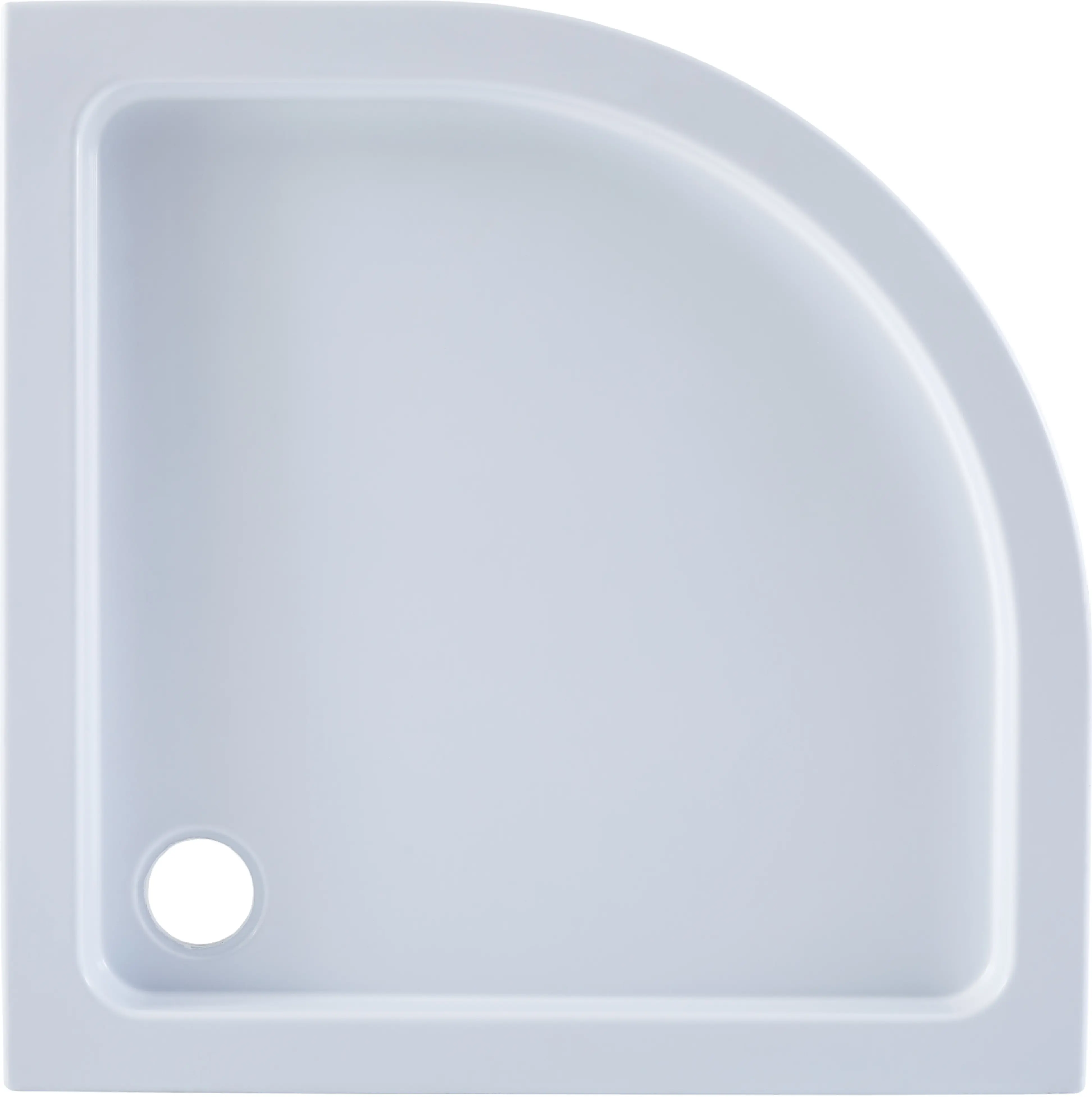 Душевой поддон Sensea Basic акрил 90x90 см 1/4 круга - 1