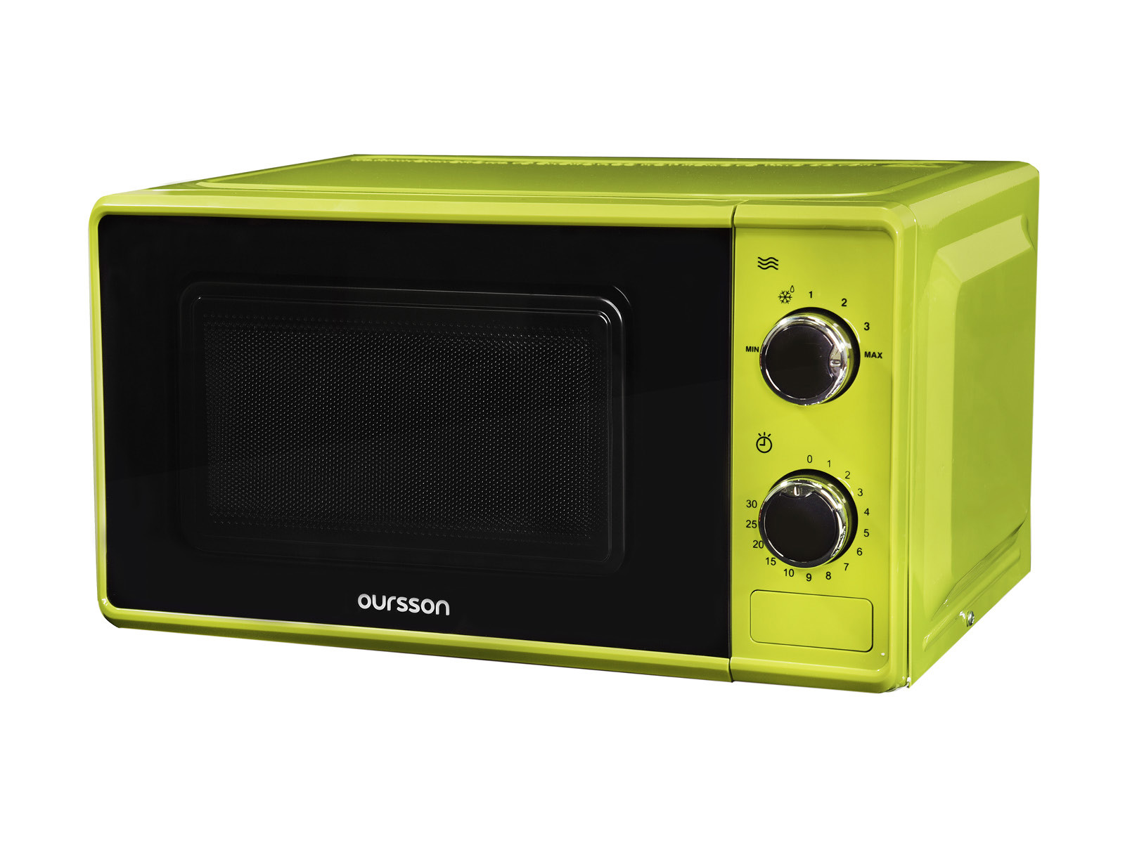 Изображение товара Микроволновая печь Oursson MM1703 17 л 446x243x336 см механическое цвет зеленое яблоко
