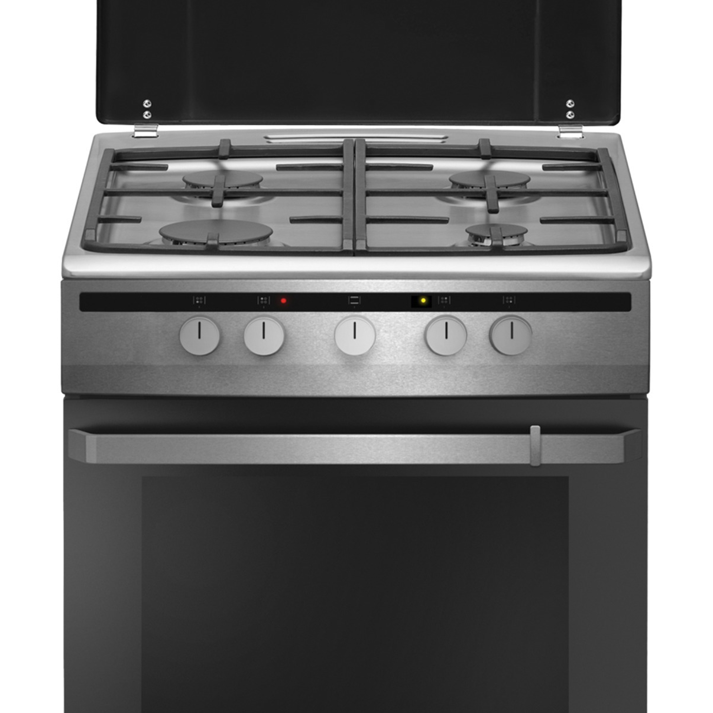 Изображение товара Газоэлектрическая плита Hansa FCMX68022 60 см духовка гриль чугунные решетки нержавеющая сталь