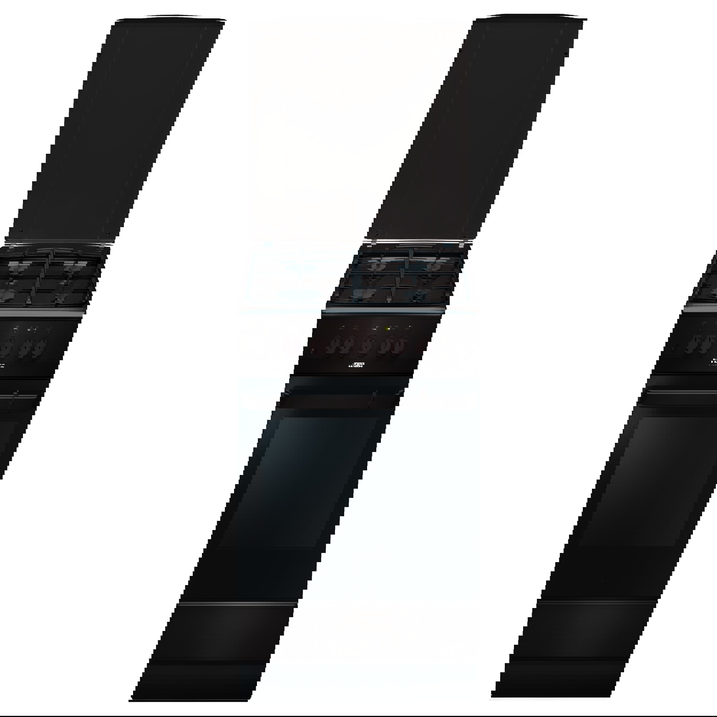 Изображение товара Газовая плита с электрической духовкой HANSA FCMB53020 50 см коричневая