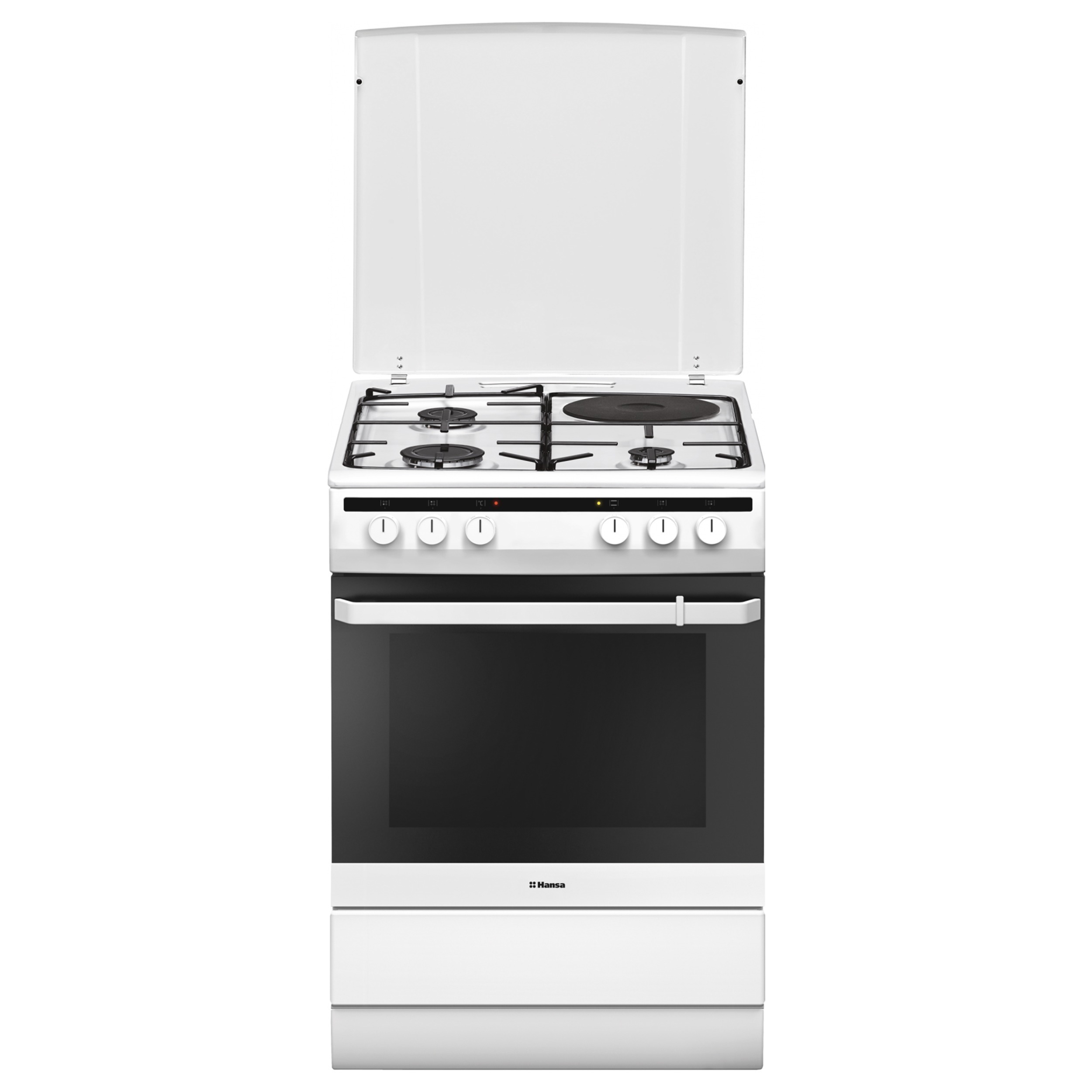 Изображение товара Газово-электрическая плита HANSA FCMW64040 60x85x60 см белая
