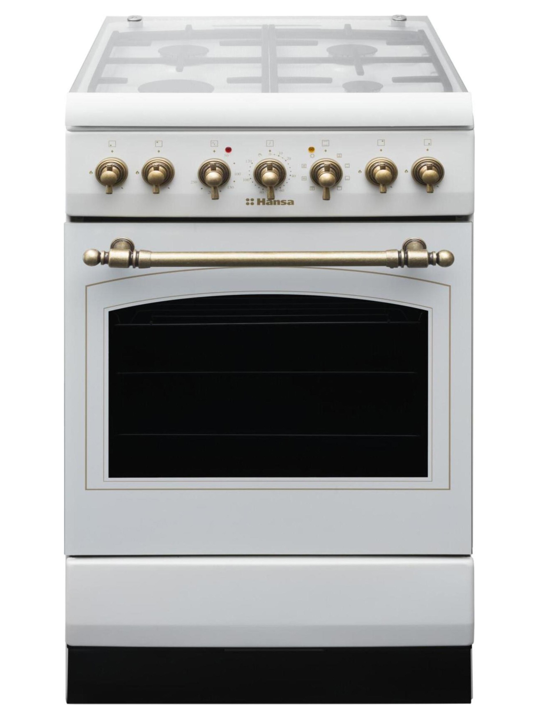Изображение товара Газоэлектрическая плита HANSA FCMY58109 с духовкой, ретро стиль, 50 см
