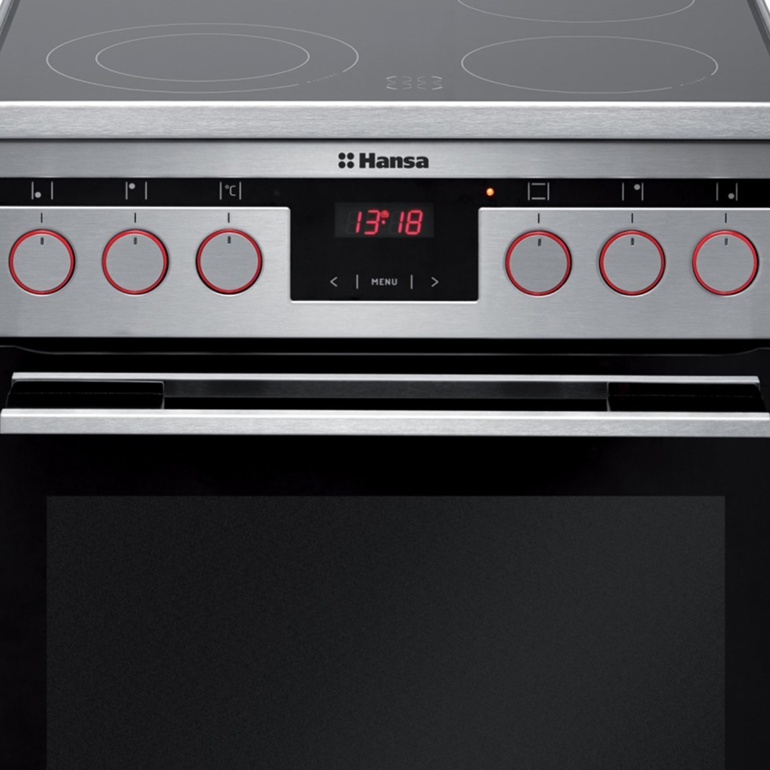 Изображение товара Электрическая плита с духовкой Hansa FCCX58235 50x85x60 см цвет графит