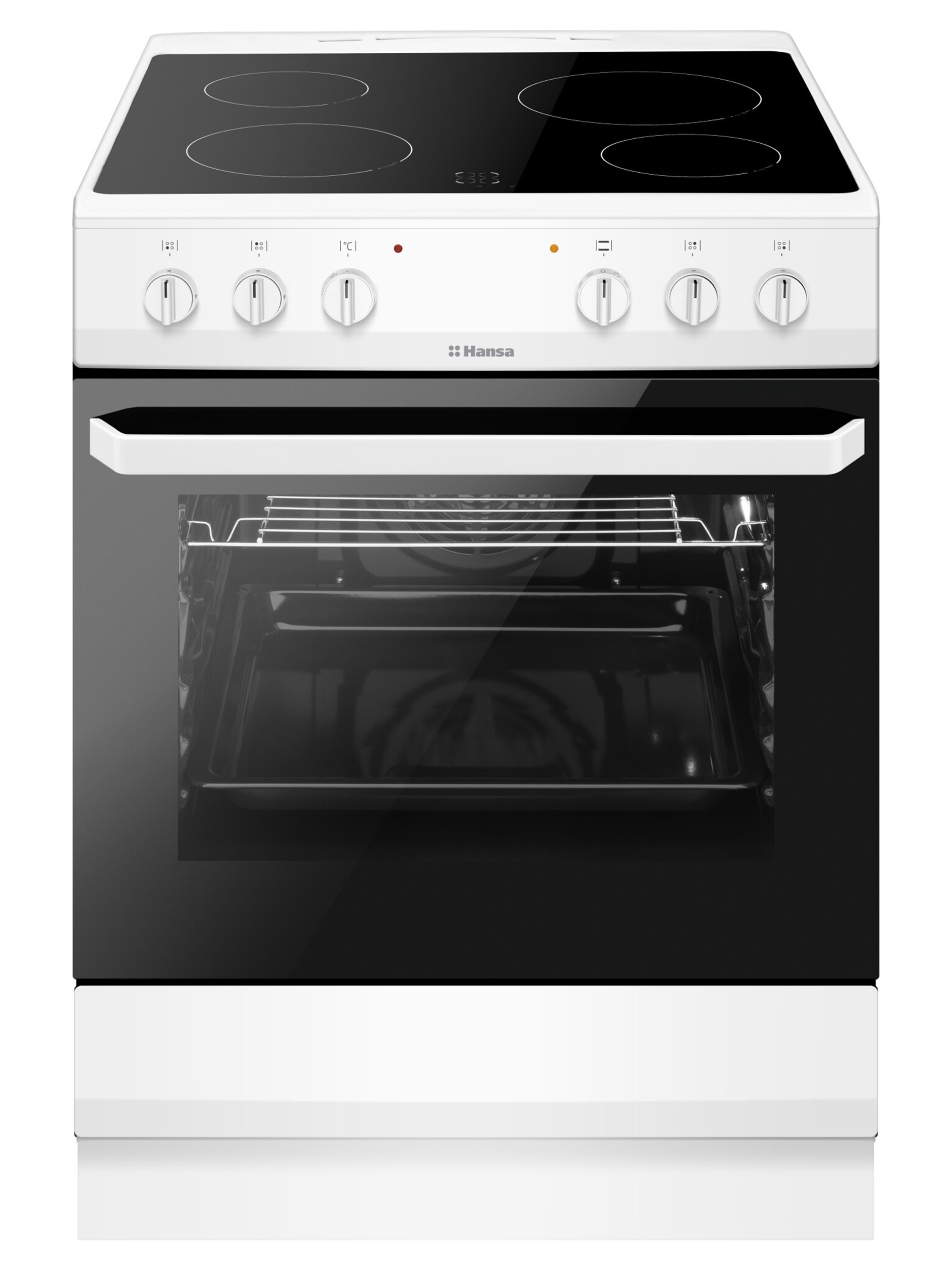 Изображение товара Электроплита Hansa FCCW680009 60x85 см стеклокерамическая духовка 8 режимов